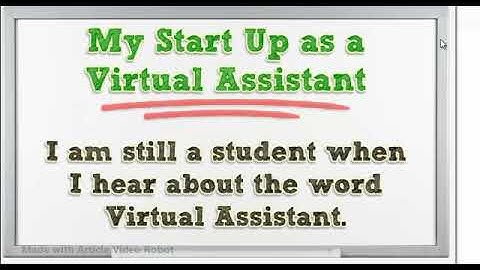 Sample Video Created from Article Video Robot