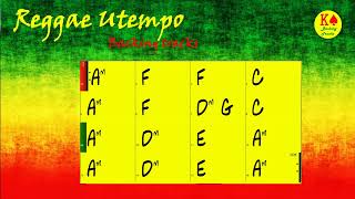 Reggae Utempo - Backing Track in Am | 110 BPM with Chord Changes