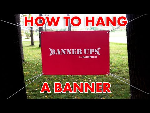 Video: Cum Să Atârni Singur Un Banner