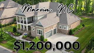 $1 MILL  Charlotte, NC Home Tour | Fernwood Model Home by Jones Homes USA