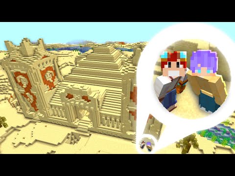 I TRANSFORMED THE DESERT TEMPLE in Minecraft - Serra World