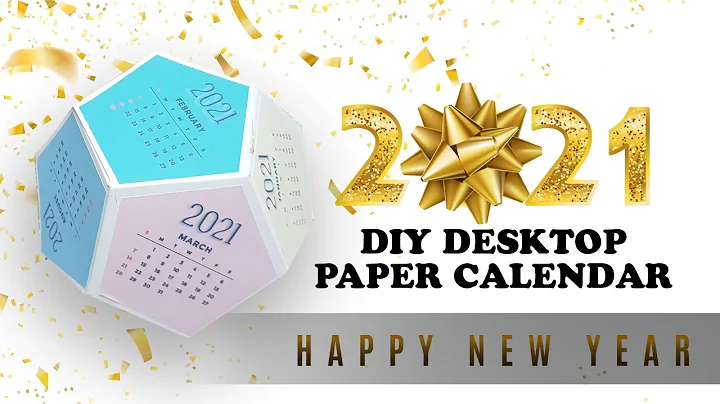 2021DIY desktop Paper Calendar