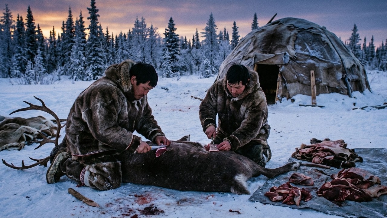 Как инуиты выживают при нападении белых медведей