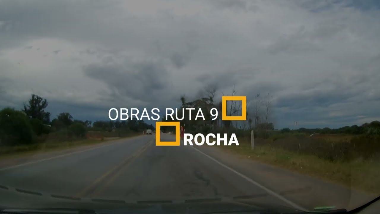 Obra ruta 9 tramo entre Rocha y Punta del Diablo - Abril/22