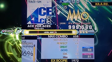ACE FOR ACES (ESP-15) 44p PFC - 999,560 + LEVEL SORT 15 Gold Lamp!