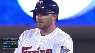 Det Kubel Crushes Double To Plate Plouffe