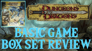 3.5 Edition Dungeons & Dragons Basic Game Box Set Review (Blue Dragon Cover) | Blue Dragon RPG