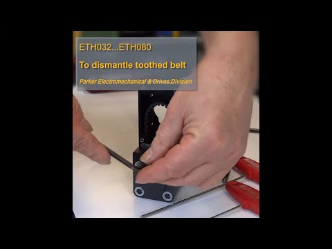 How to Dismantle Toothed Belt for Parker's ETH032 - ETH080 with Motor Parallel