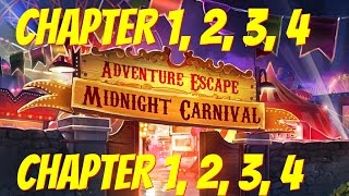 Adventure Escape: Midnight Carnival Mystery Story | Chapter 1, 2, 3, 4 Gameplay Walkthrough