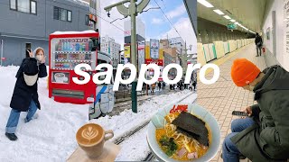 My First Trip to Sapporo, Japan 🦀 Otaru, Snow Festival, Hokkaido Foods VLOG