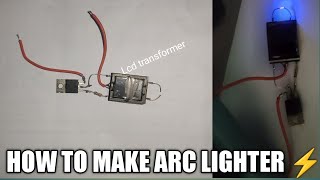 Diy plasma  Arc lighter
