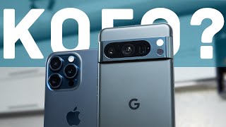 Pixel 8 Pro vs iPhone 15 Pro - велике порівняння. Що краще: Google Pixel 8 Pro чи iPhone 15 Pro?