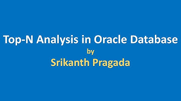 Top-N Analysis in Oracle Database