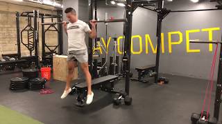 Barbell Box Squat Vertical Jump