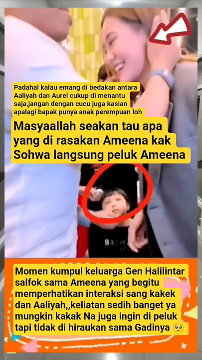 Kasian Ameena Ikut Di Cuekin Sama Sang Kakek#attaaurel#genhalilintar#viralvideo#shortvideo