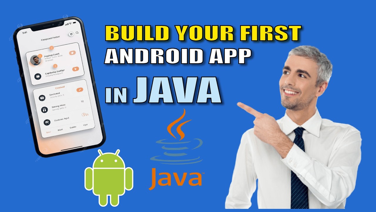 How to Create Your First Android App in Java | (Step-by-Step Beginner ...