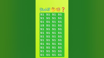 Find The Odd Number 15 #quiz #puzzle #challenge #riddles #find #numberpuzzles #mindteaser