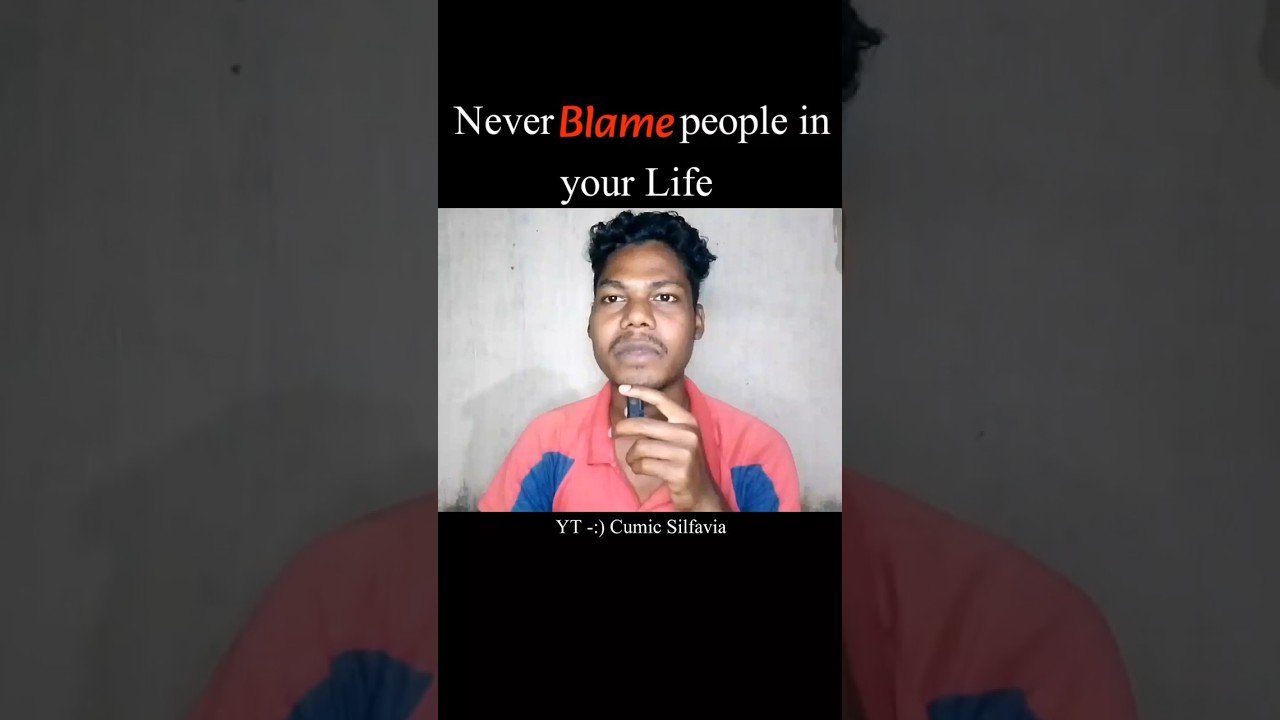 Stop Blaming, Start Growing  