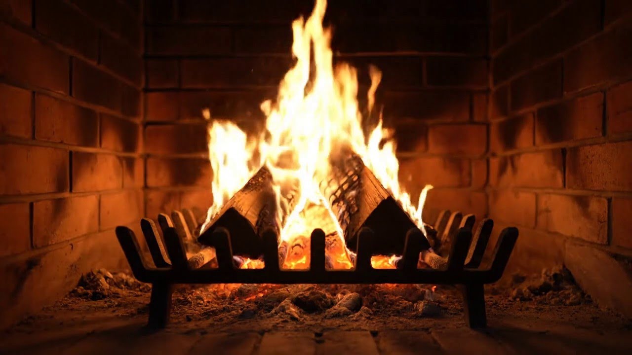 Quiet Night Piano by the Fireplace – Soft Piano Ambience