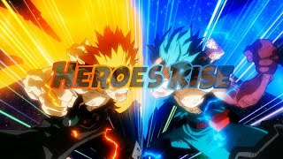 Deku &amp; Bakugo Vs Nine「AMV」-   Heroes Rise