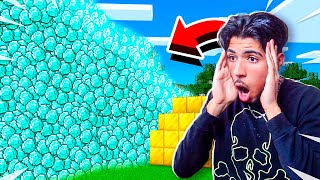 UN TSUNAMI DE DIAMANT VA DETRUIRE NOTRE MAISON sur MINECRAFT !!