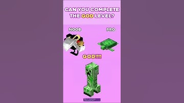 Impossible Challenge 🥶 you can pause in the right Time//#impossible #minecraft #challege