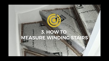 Designer Carpet Measuring Videos 3 - How To Measure Winding Stairs