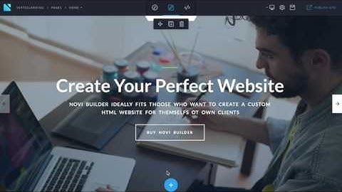 Novi Builder. Visual Page Editor