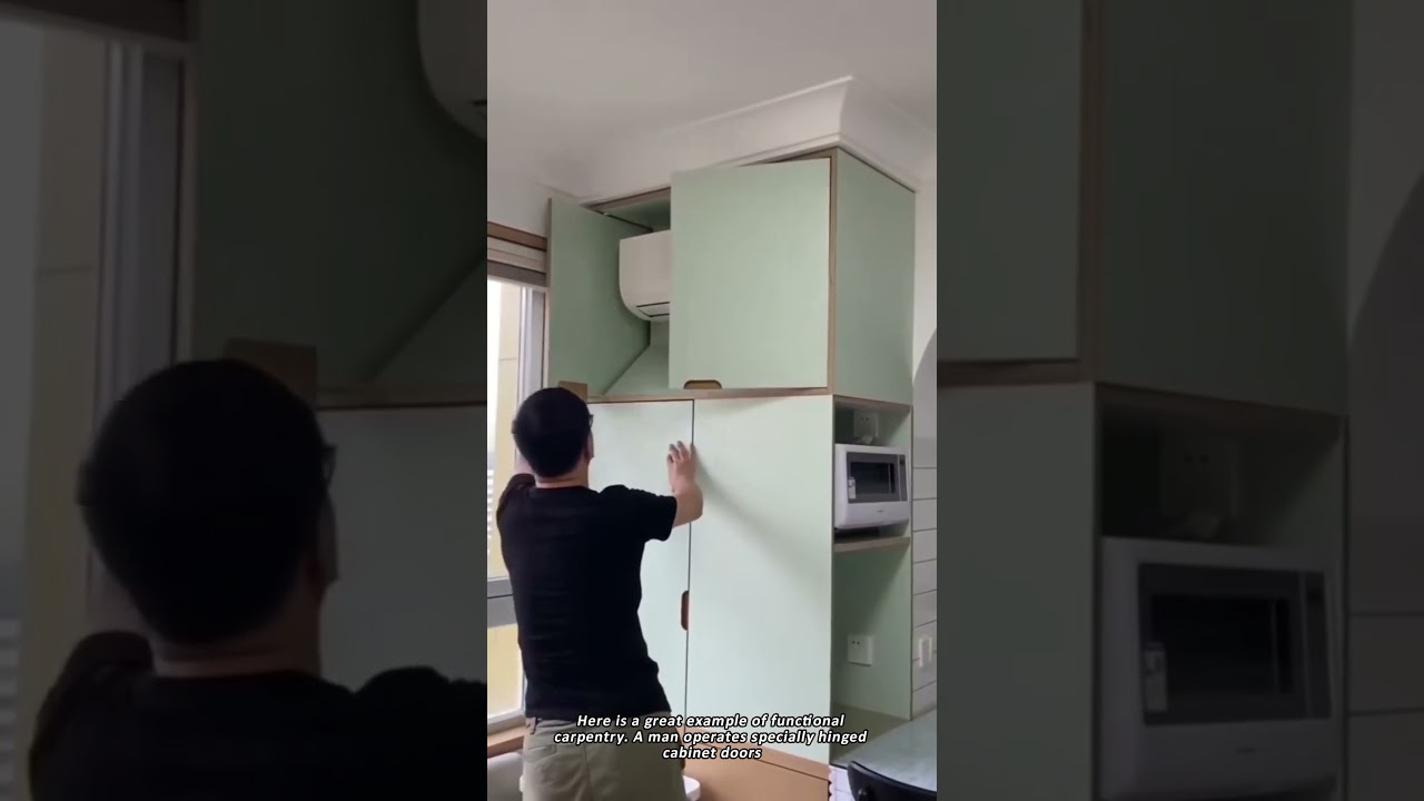 Clever Cabinet Design to Hide Your Air Conditioner