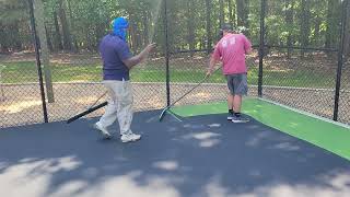 Painting Pickleball Court