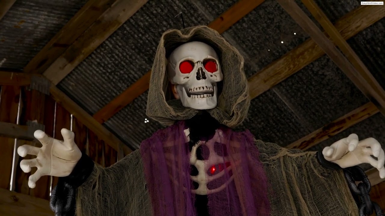 72" HANGING REAPER WITH LIGHT AND SOUND
