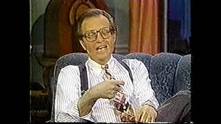 Larry King on Miss America + Eric Dickerson controversies - Later with Bob Costas 10/10/90