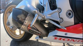 Yoshimura Alpha slip-On, 2019 Cbr1000rr