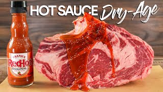 I dryaged steaks in HOT SAUCE for months ate it and this happened!