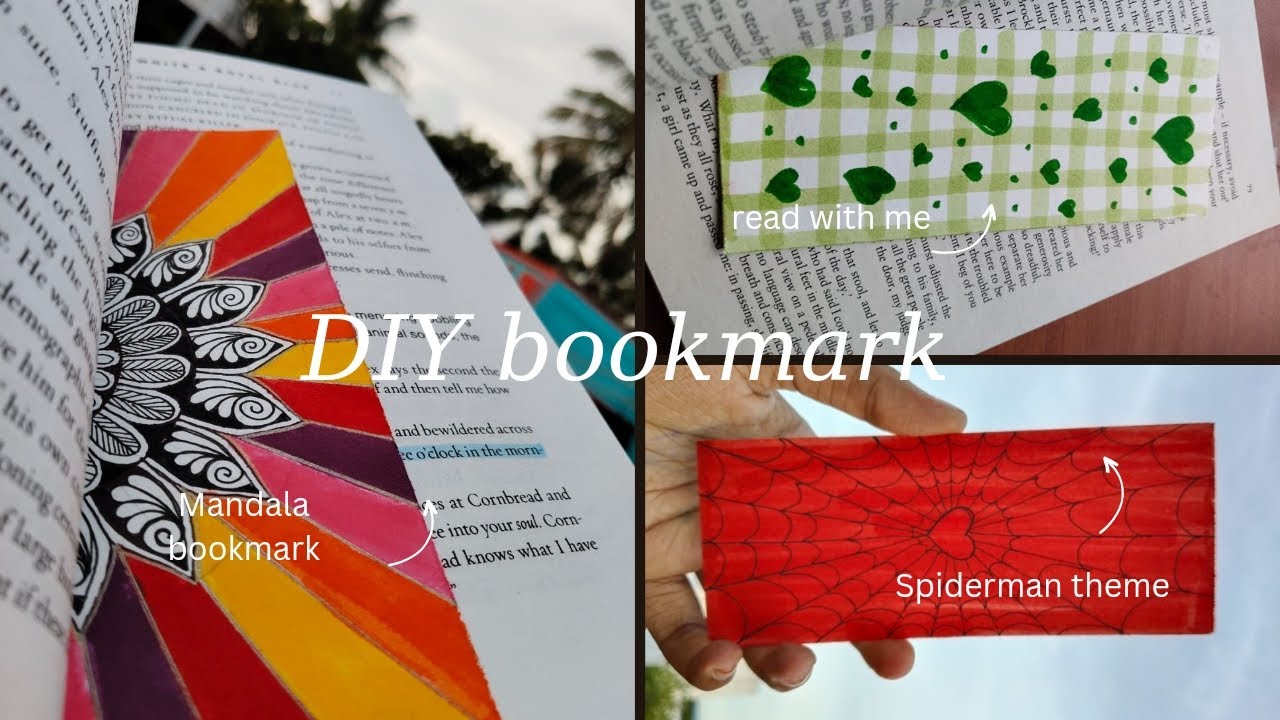 Easy and Aesthetic DIY Bookmarks to gift your reader friends- Part 2 🎀 ...