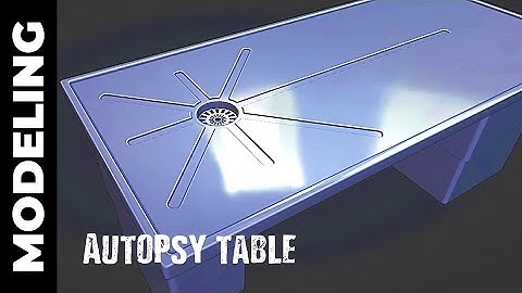 BLENDER CHALLENGE 21: AUTOPSY TABLE (PART 8)
