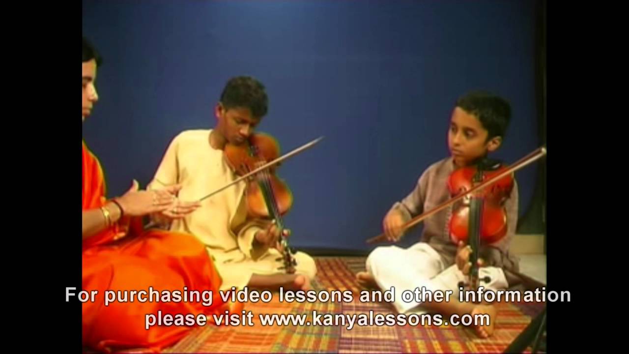 Alankarams South Indian Carnatic Violin Lessons by A. Kanyakumari