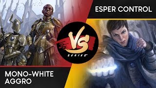 VS Live! | Mono-White Aggro VS Esper Control | Match 1 [Standard]