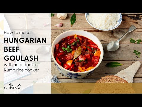 Hungarian Beef Goulash Made WIth The Help Of The Kumo Rice Cooker