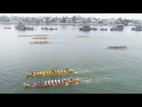 Video Lễ hội đua thuyền truyền thống trên sông nhật lệ 30-4... - youtube