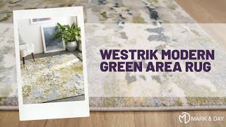 Westrik Modern Green Area Rug