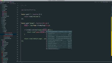 Dynamic templates with View::first in Laravel 5.5