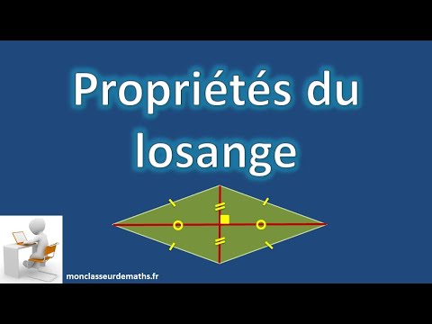 Vidéo: Combien vaut un losange ?