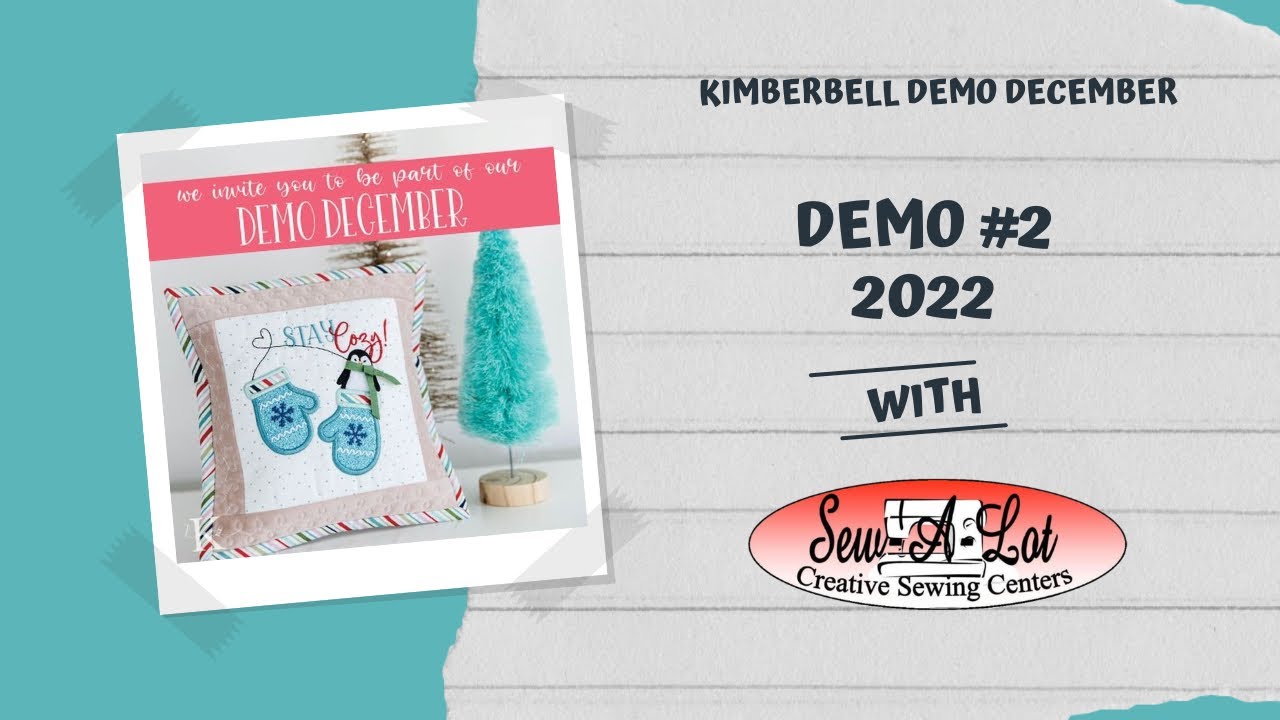 Kimberbell Demo December 2 YouTube