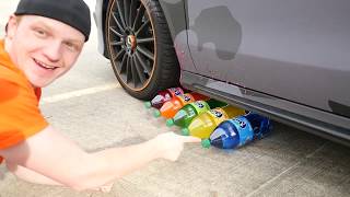 CRUSHING SODA WITH MY CAR! CRUNCHY, SOFT, SQUISHY AND MORE!