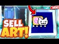 How To SELL Your ART In Roblox Starving Artists To MAKE ROBUX! image