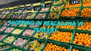 Prices in Tenerife 2022, Canary Island. Walking tour in Mercadona supermarket 19.11.2022