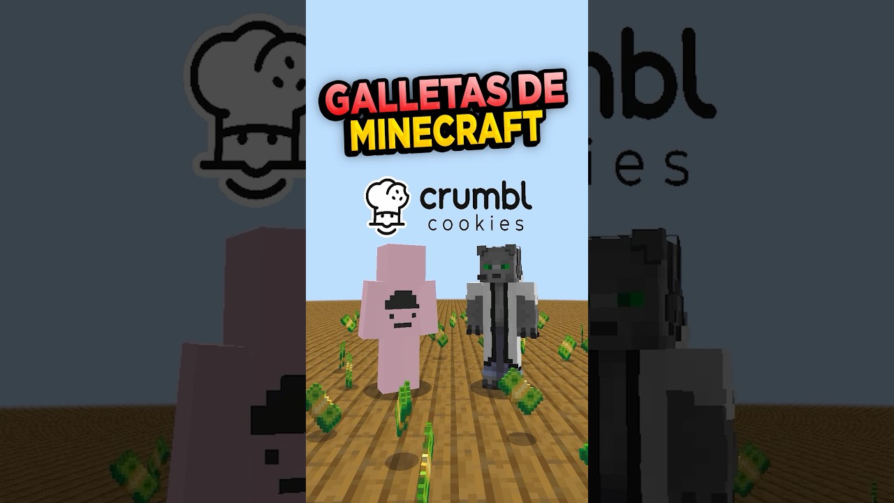 Las GALLETAS más CARAS que comí 👉CRUMBL COOKIES MINECRAFT