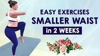 6 Easy Exercises for Smaller Waist and Flat Stomach for women in just 2 weeks