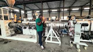 50mm-160mm High Speed HDPE Pipe Complete Extrusion Line (Used Original Machines